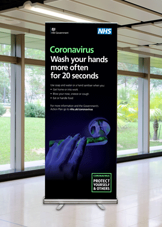 Coronavirus Roller Banner - Budget - 24hr