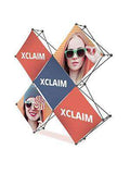 Exhibition Stand Fabric - Xclaim Cross Shape 3 x 3 | Xclaim